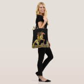 Indigenous Horse Native Indian Tote Bag Black Tasche (Am Model)