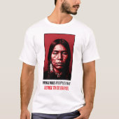 Indigenous Peoples Day Refuse to Celebrate T-Shirt (Vorderseite)