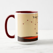 Indigenous Starlit Campfire Constellation Pastel Tasse (Links)