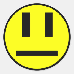 Indiges Gesicht Runder Aufkleber