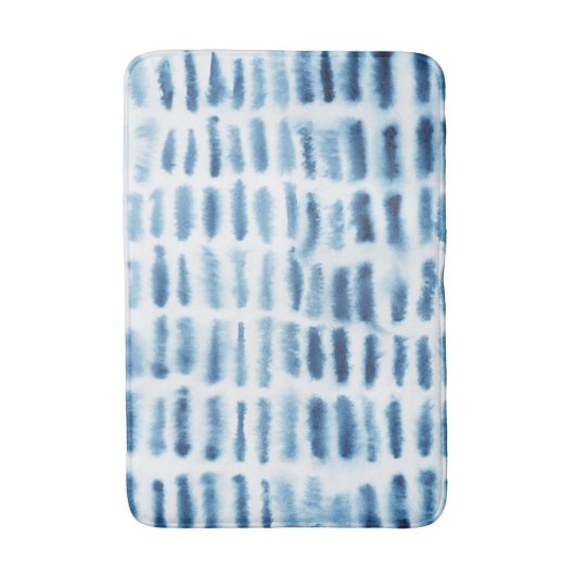 Indigio Wassercolor Print Badematte (Vorderseite Vertikal)