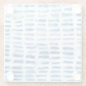 Indigio Wassercolor Print Glasuntersetzer (Rückseite)