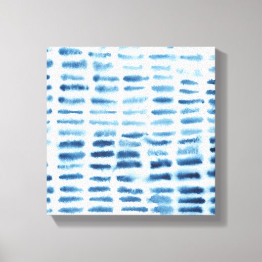 Indigio Wassercolor Print Leinwanddruck (Vorderseite)