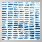 Indigio Wassercolor Print Poster (Vorne)