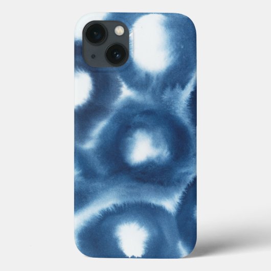 Indigio Watercolor Print Circles Case-Mate iPhone Hülle (Rückseite)