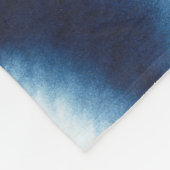 Indigio Watercolor Print Circles Fleecedecke (Ecke)