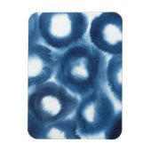 Indigio Watercolor Print Circles Magnet (Vertikal)