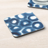 Indigio Watercolor Print Circles Untersetzer (Linke Seite)
