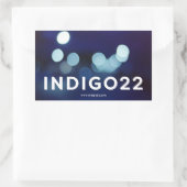 Indigo22 Rechteckiger Aufkleber (Tasche)