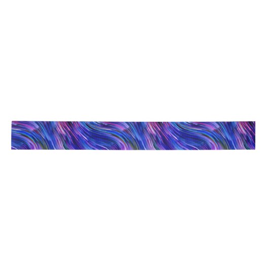 Indigo Alcohol Ink Ribbon Satinband (Vorderseite)