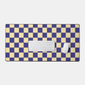 Indigo and butter checkerboard pattern schreibtischunterlage (Tastatur & Maus)