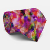 indigo and purple artwork krawatte (Gerollt)