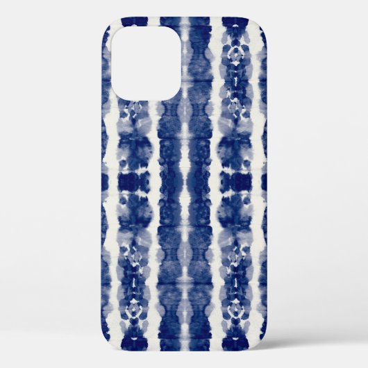 Indigo Art: Abstraktes Wasserfarbenkaos. Case-Mate iPhone Hülle (Rückseite)