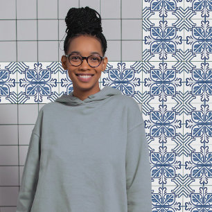 Indigo Azulejo Blue Portugiesische Lissabon-Dekora Fliese