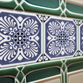 Indigo Azulejo Blue Portugiesische Lissabon-Dekora Fliese