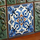 Indigo Azulejo Blue Portugiesische Lissabon-Dekora Fliese