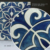 Indigo Azulejo Blue Portugiesische Lissabon-Dekora Fliese
