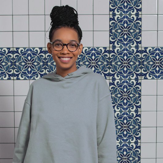 Indigo Azulejo Blue Portugiesische Lissabon-Dekora Fliese