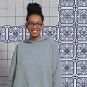 Indigo Azulejo Blue Portugiesische Lissabon-Dekora Fliese