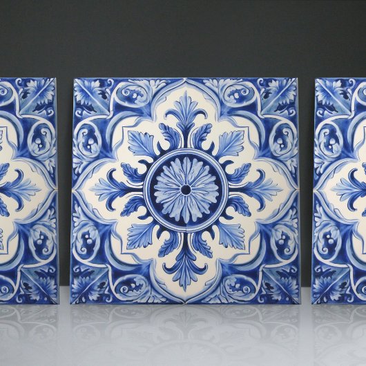 Indigo Azulejo Blue Portugiesische Lissabon-Dekora Fliese