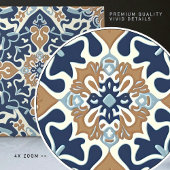 Indigo Azulejo Blue Portugiesische Lissabon-Dekora Fliese