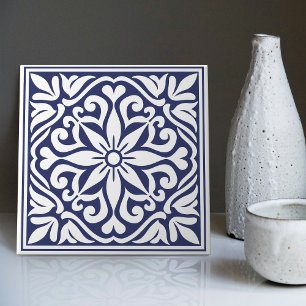 Indigo Azulejo Blue Portugiesische Lissabon-Dekora Fliese