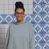 Indigo Azulejo Blue Portugiesische Lissabon-Dekora Fliese