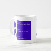 Indigo-Band Kaffeetasse (Vorderseite Links)