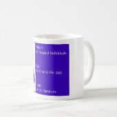 Indigo-Band-Tasse Kaffeetasse (VorderseiteRechts)