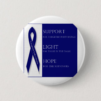 Indigo-Band. - Unterstützung, Licht, Hoffnung. - Button