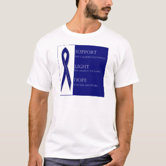 Indigo-Band. - Unterstützung, Licht, Hoffnung. - T-Shirt
