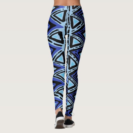 Indigo Batik Leggings (Rückseite)