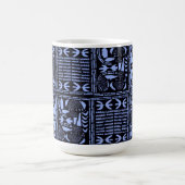 Indigo Batik Quilt - Blau Verwandlungstasse (Zentrum)