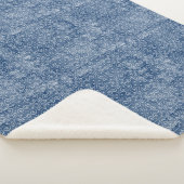 Indigo-Batik Sherpa Decke Sherpadecke (3/4)