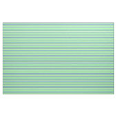 Indigo, Blau, Beige und Grünes Muster Stoff (Yard (91,4 cm))