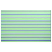 Indigo, Blau, Beige und Grünes Muster Stoff (Fat Quarter (45,7 x 55,9 cm))