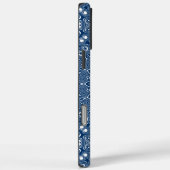 Indigo Blau Mandala Muster Case-Mate iPhone Hülle (Rückseite / Rechts)