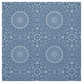 Indigo-Blau-Mandala-Muster Stoff (Muster)