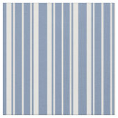 Indigo-Blau-und Weiß-tickendes gestreiftes Gewebe Stoff (Nahaufnahme)