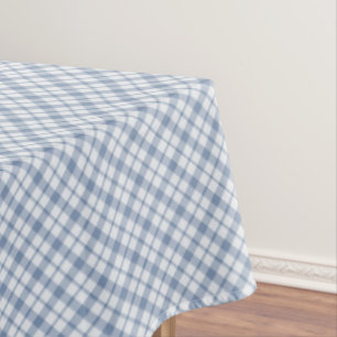Indigo-Blau-und weißePreppy Karo-Tischdecke Tischdecke