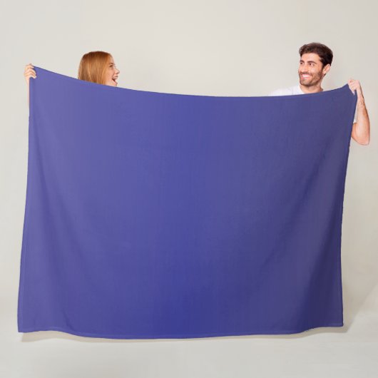 Indigo Blau-Verlauf Fleecedecke (Beispiel)