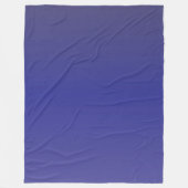 Indigo Blau-Verlauf Fleecedecke (Vorderseite)