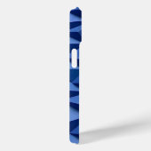 Indigo Blaues iPhone-Case mit kühner 3D-Textur Case-Mate iPhone Hülle (Rückseite / Rechts)