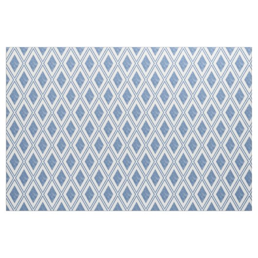 Indigo Blue Diamond Muster Stoff (Fat Quarter (45,7 x 55,9 cm))