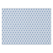 Indigo Blue Diamond Muster Tischdecke (Vorderseite (Horizontal))