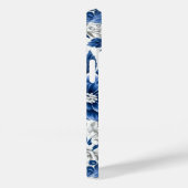 Indigo Blue Flowers Case-Mate iPhone Hülle (Rückseite / Rechts)