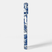 Indigo Blue Flowers Case-Mate iPhone Hülle (Rückseite / Rechts)