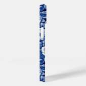Indigo Blue Flowers Case-Mate iPhone Hülle (Rückseite / Rechts)