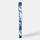 Indigo Blue Flowers Case-Mate iPhone Hülle (Rückseite / Links)
