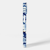 Indigo Blue Flowers Case-Mate iPhone Hülle (Rückseite / Rechts)
